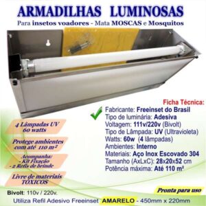 Armadilhas Luminosas Inox Vídeos Fotos - FreeBUGs do Brasil
